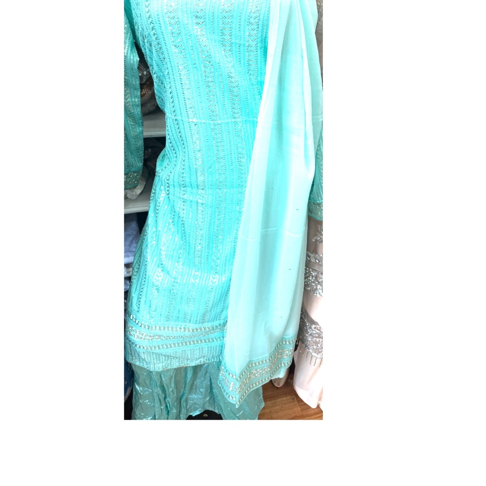 3 pcs embroidered sequins work